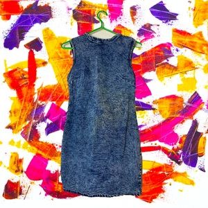 Stretchy denim dress
